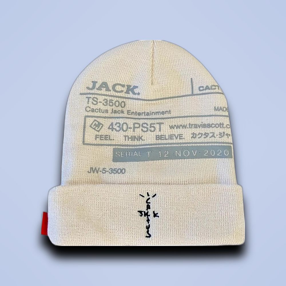 Travis Scott Cactus Jack System I Beanie Natural